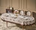 Скатерть овальная с пропиткой "RICH GARDEN", 180х300 см