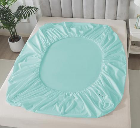 Простыня на резинке Tango SOHO (бирюзовый), 160x200