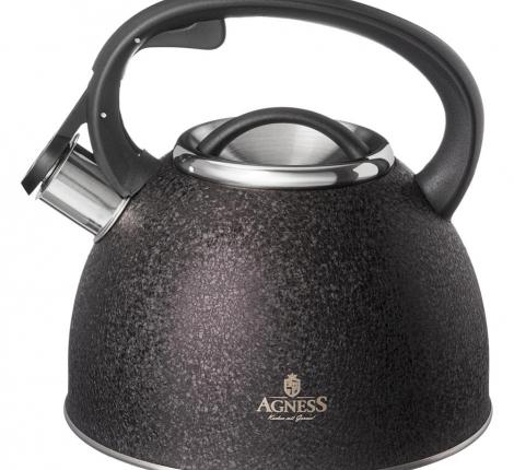 Чайник со свистком "Crackle" BLACK, 2,5 л