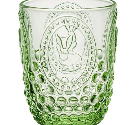 Набор стаканов для воды/сока 4 штуки "SUNDAY" GREEN, 280 мл