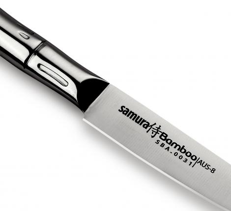 Нож кухонный &quot;Samura Bamboo&quot; для стейка 110 мм, AUS-8