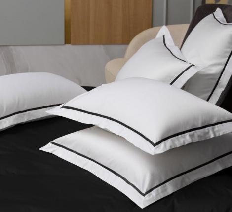 Наволочка с узкой отделкой "ALPINE DARK ONYX ALLURE GRASS" Мако-Сатин, 50х70 (2шт)