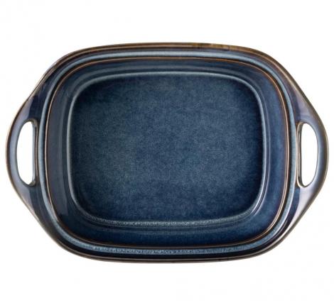 Форма для запекания с крышкой "AGNESS" REACTIVE BLUE, 2000 мл