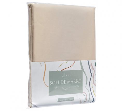 Простыня "Sofi de Marko" Premium Mako (крем), 240х260