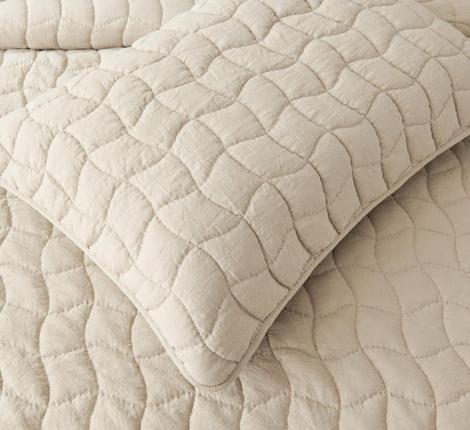 Покрывало "Sofi de Marko" Минелла (светло-бежевый) Жатый сатин, 230х250