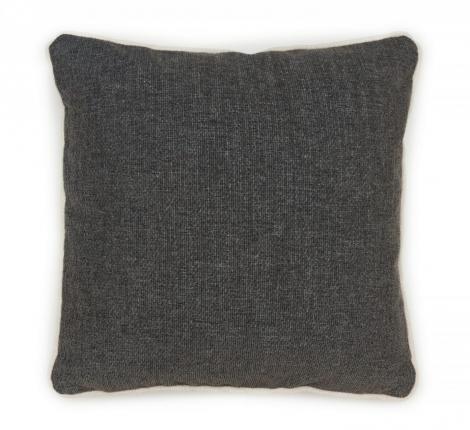 Подушка декоративная "SPLENDID" 40х40, темно-серый (кант бежевый)