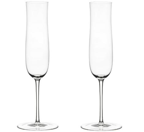 Набор 2 бокала для шампанского "BALLERINA" CHAMPAGNE муслиновое стекло, 150 мл
