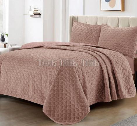 Покрывало велюровое "ROMANCE" GH 3D-33, 230х250 (50х70-2шт.)