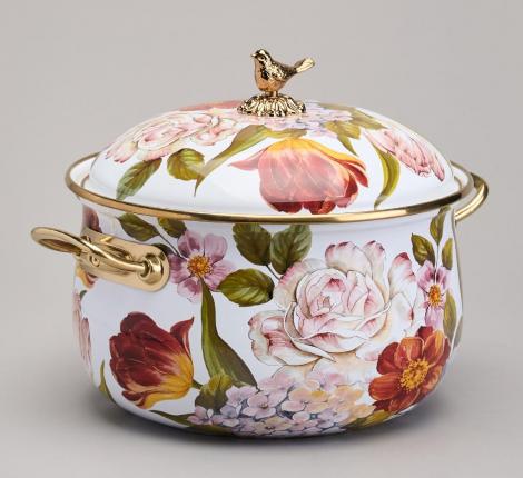 Кастрюля эмалированная с крышкой AGNESS "ФЛАНДРИЯ", 2,8 л