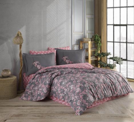 Постельное бельё Hobby Home "ALANZA" (пудра) Поплин, 1,5 спальный