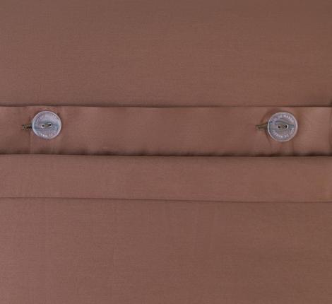 Постельное белье "Sofi de Marko" Моно (шоколад) Сатин ДеЛюкс, Евро макс