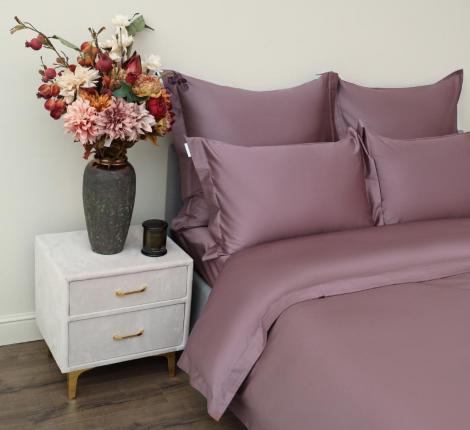 Постельное белье "Sofi de Marko" Моно (мокко) Сатин ДеЛюкс, Евро макс