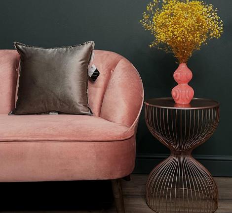 Полушка декоративная "Sofi de Marko" Амадис (шоколад) Велюр, 45х45