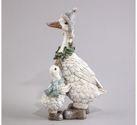 Статуэтка "ГУСИ" 121-105, 14,5*13,5*27,5 см