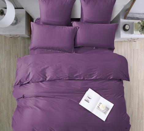 Постельное бельё "KARTEKS" Сатин однотонный SKO-031, Евро