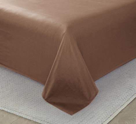 Постельное бельё "KARTEKS" Сатин однотонный SKO-027, 2 спальный