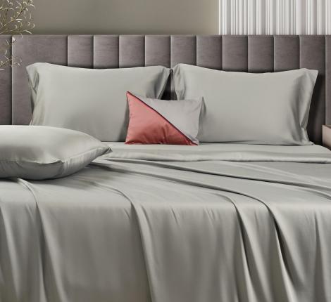 Постельное бельё Sharmes "Bamboo" Семейный, галька