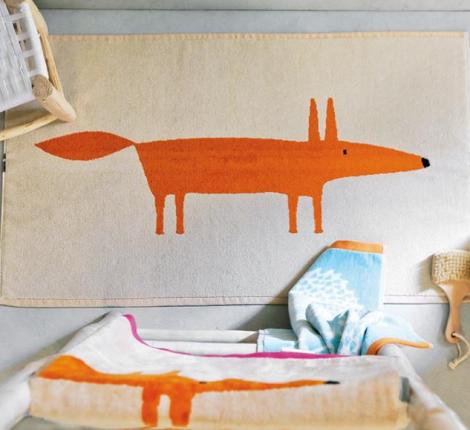 Полотенце "Blanc des Vosges" MR FOX SABLE велюр/жаккард, 50х90