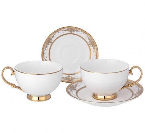 Чайный набор "ДВОРЕЦ"  на 2 персоны, 4 предмета (250 мл)