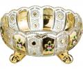 Фруктовница "GOLD GLASS" диаметр 25 см