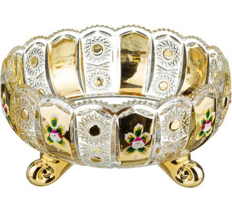 Фруктовница "GOLD GLASS" диаметр 25 см
