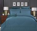Постельное белье с одеялом "Kazanov.A" Lindor Premium (изумруд) Велюр/Egypt Cotton, Евро