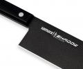 Нож кухонный &quot;Samura SHADOW&quot; Накири с покрытием Black-coating 170 мм, ABS пластик