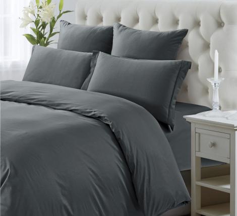 Постельное бельё "KARTEKS" Сатин однотонный SKO-028, Евро