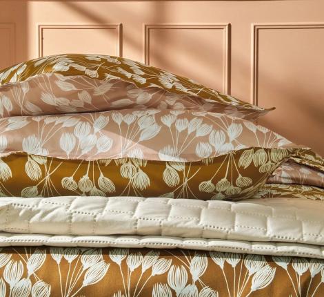 Постельное бельё "Blanc des Vosges" ENVOLEE CUIVRE Сатин ДеЛюкс, Евро