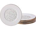 Набор десертных тарелок 6 штук "ФАБЬЕН", диаметр 19 см