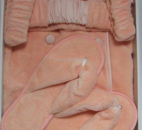 Набор для сауны женский Maison Dor "SKIRT" (персиковый), S