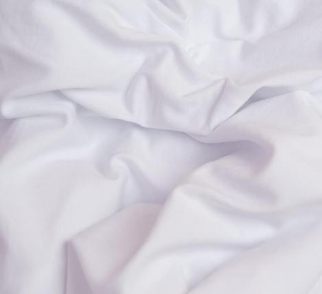 Простыня на резинке "NOBLE TRADITIONS JERSEY WHITE GRASS", 90х200х40