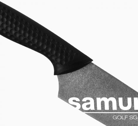 Нож кухонный &quot;Samura GOLF Stonewash&quot; для нарезки 251 мм