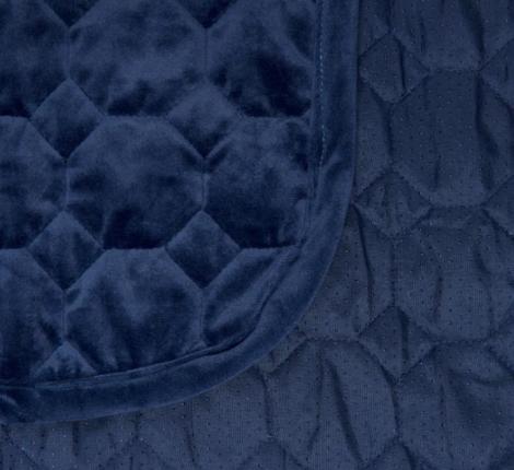 Накидка на диван "Karteks 70х210 Соты, синий