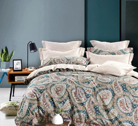 Постельное белье "Cristelle" Amante AM01-85 Сатин, 1,5 спальный