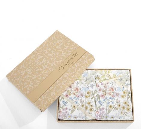 Постельное белье "Asabella" 2352-6 Сатин, Евро