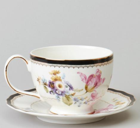 Чайный набор "NOSTALGIE" на 6 персон, 12 предметов (260 мл)