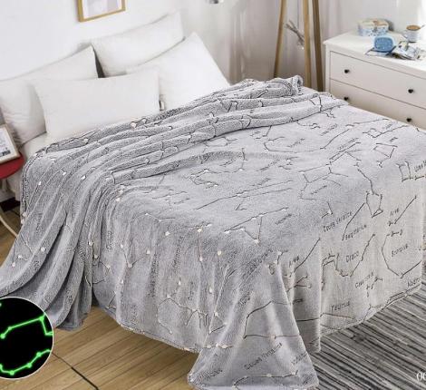 Плед светящийся "Cleo" БАМБУК НЕОН 180/004-PBN Велсофт, 180х200