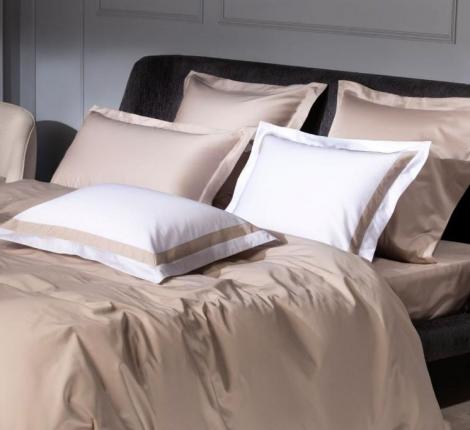 Наволочка с широкой отделкой "ALPINE NUDE PINK ALLURE GRASS" Мако-Сатин, 50х70 (2шт)