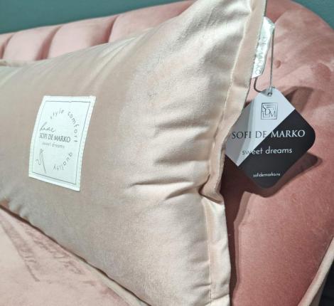 Подушка декоративная "Sofi de Marko" Джереми (персик) Велюр, 32х90