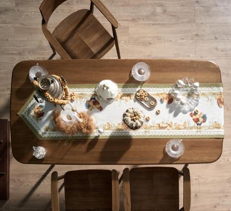 Дорожка с пропиткой "ЗОЛОТАЯ КУРОЧКА", 45х215 см