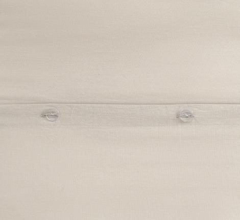 Постельное белье "Siberia" Сэнди (светло-серая) Ранфорс, 2 спальный (70х70)