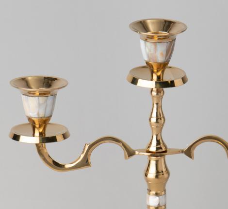 Подсвечник на 3 свечи "PALAZZO", 10*10*22 см