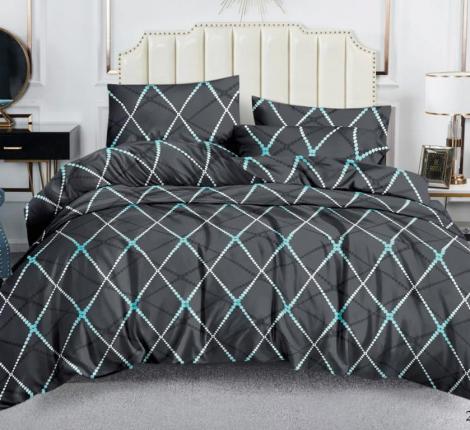 Постельное бельё "Cleo" Art Color 41/291-AC Полисатин, Семейный