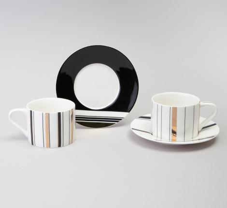 Чайный набор "TOP STYLE" 165-609 на 2 персоны, 4 предмета (250 мл)