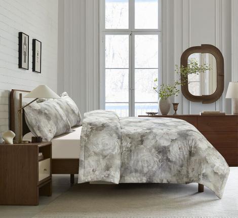 Постельное белье с одеялом "Asabella" 2306-2OSP Фланель, Семейный