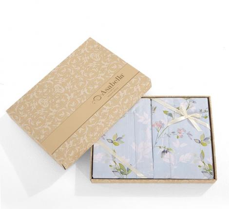 Постельное белье "Asabella" 2357-7 Сатин, Семейный