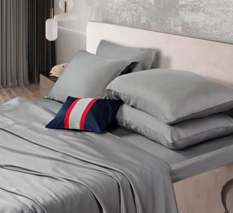 Постельное бельё Sharmes "Bamboo" Евро, серый