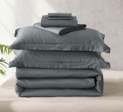 Постельное бельё "KARTEKS" Сатин однотонный SKO-028, Евро