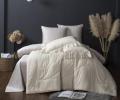 Постельное белье с одеялом "Kazanov.A." Solid Linen Satin (натуральный бежевый) Сатин, Евро